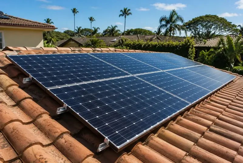 Installation de panneaux solaires à Calce